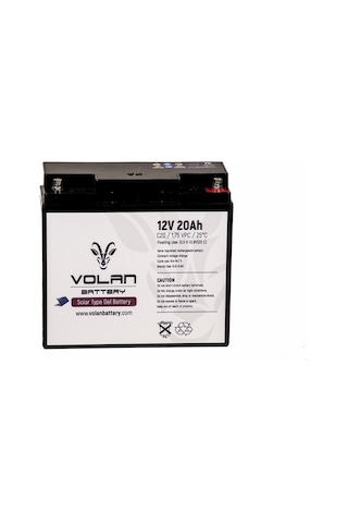 12 Volt 20 Amper Jel Akü Solar Güneş Enerjisi - Volan Akü / 325018634