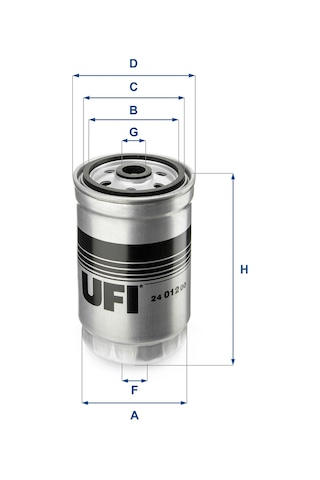 Ufı Ufi Yakıt Filtresi Hyundaı Accent, Getz, I30, Sante Fe, Sonato V, Sorento 24.012.00