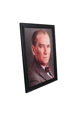 Mustafa Kemal Atatürk Lüks Çerçeveli Asılabilir 1000 Parça Hazır