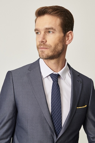 AC&Co / Altınyıldız Classics Altinyildiz Classics Erkek Lacivert Ekstra Slim Fit Su Geçirmez Nano Takım Elbise 4A3021100013LAC506N Lacivert
