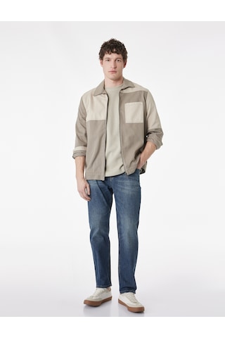 Koton Normal Bel Regular Fit Tapered Jean Pantolon - Joe Jean Koyu İndigo 6sam40160nd
