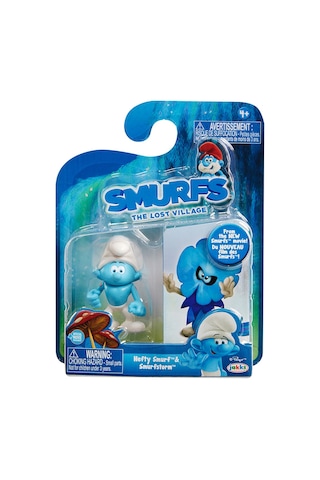 Şirinler Kayıp Köy Güçlü Şirin & Smurfstorm Figür Set