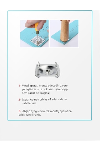 Tsmpapel Koltuk Ayağı- Baza Ayağı - Ahşap Mobilya Ayağı