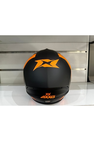 Axxis Draken S B4 Slıde Mat Flour Kask Siyah Turuncu