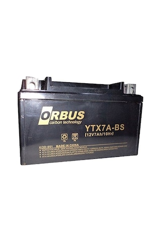 Orbus Ytx7a-bs 12v 7a Motosiklet Aküsü 152 X 88 X 98 Mm 2.5kg