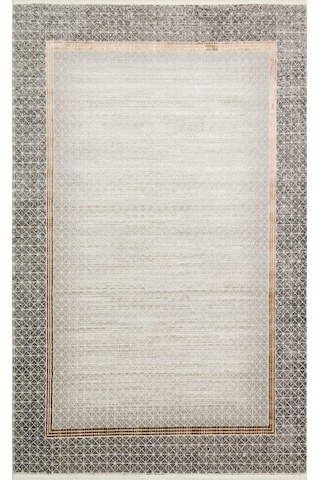 Eko Halı Lisbon New Ls 06 Cream Gold Parlak Dokulu Modern Desenli Renkli Metalik Işıltılı Makine Hal Gold - Krem