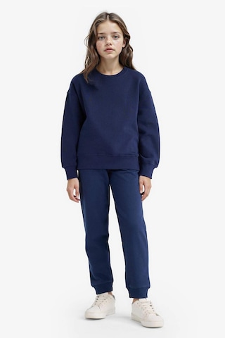 Defacto Kız Çocuk Standart Fit Basic Düz Beli Lastikli Jogger Eşofman Altı Y1226a625aunv241 Lacivert
