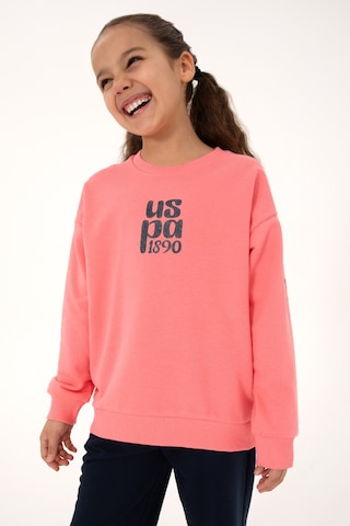 U.s. Polo Assn. Kız Çocuk Pijama Takım 50318954-vr105 Neon Pembe//neon Pınk