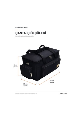 Kamera Ve Fotoğraf Makinesi Koruma & Taşıma Çantası 50 25 25 Cm