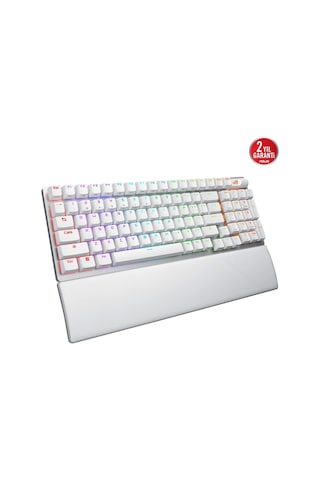 Asus Rog Strix Scope Iı 96 Nx Snow Switch Hot-swap Rgb Beyaz Kablosuz Eng-q Mekanik Gaming Klavye