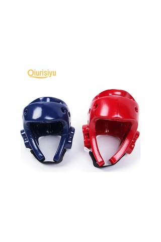 Kırmızı Boks Taekwondo Muay Thai Kask Baş Koruma Koruyucu Eğitim Dişlisi Kırmızı