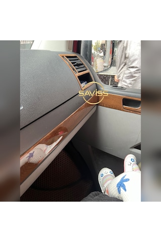 Volkswagen Transporter T5 Özel kalıp Fındık Ağacı Full Set,Torpido Maun Kaplama (Fındık Ağacı)