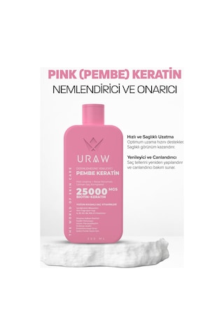 Uraw Keratin Ve Hyaluronik Asit Saç Kremi 250 ML