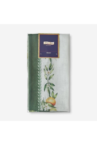 Yeşil Polyester Runner 50x150 Cm