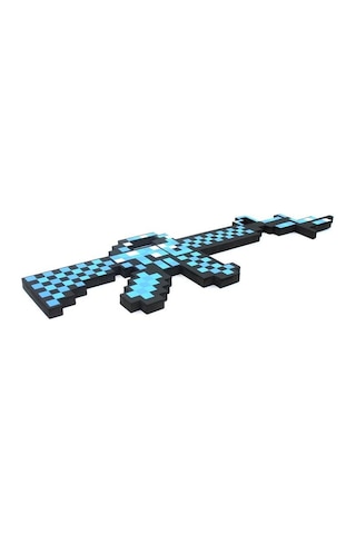 Minecraft Diamond Stil Tabanca Tüfek 60 cm