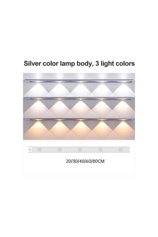 Dancemonkey Akıllı Algılamalı Şarj Edilebilir Led Dolap Lambası - 3 Renk Ayarı, 60cm, Çok Renkli Çok Renkli