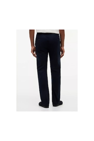 Tommy Hilfiger Erkek Normal Kalıp Pamuklu Beli Lastikli Düz Paça Chino Lacivert Pantolon-16073 Blue
