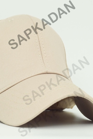 Şapkadan Unisex Ayarlanabilir Koyu Bej Spor Basic Şapka 45645dr56775 Açık Bej
