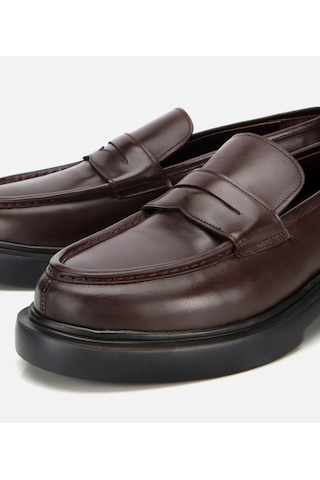 Hotiç Erkek Deri Kahverengi Yüksek Tabanlı Klasik Loafer 02ayh311850a480 02ayh311850a480 Kahverengi