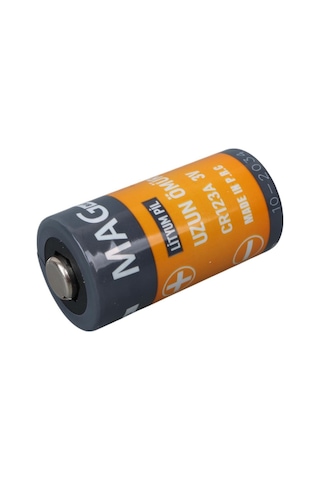 Mag Batteries Mg-123 Cr123a 3 Volt Lityum Fotoğraf Makinesi Pili Tekli Blister