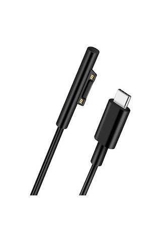 Microsoft Surface Pro 7 6 5 Usb-c Şarj Adaptörü Kablo - Siyah - 1.5m Um163647-1 Yurt Dışından