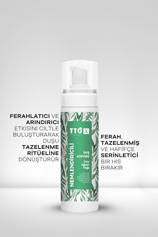 Tto-x Nemlendiricili Duş Köpüğü Çay Ağacı Yağı 200ml