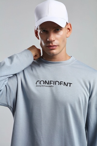 Benmanaj Erkek Haki Sweatshirt - Mavi Mavi