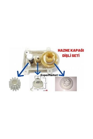 Beko Uyumlu Bkk 2167 Rhb 1000 W Blender Dişli Kutusu Tamir Dişli Seti