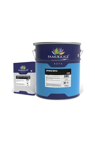 Pamukkale 4200 Epoksi Boya 15 Kg+3 Kg Ral 8017 Koyu Kahve