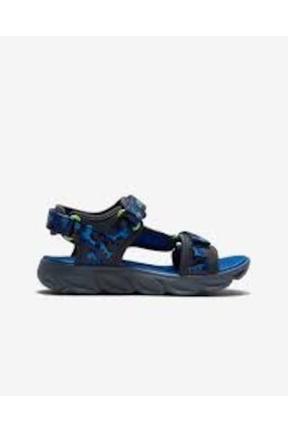 Skechers Hypno - Splash Büyük Erkek Çocuk Mavi Işıklı Sandalet 400077L Bllm Mavi