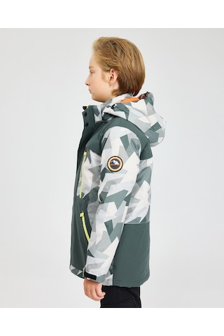 Skechers B Outerwear Padded Jacket Büyük Erkek Çocuk Gri Mont Sk242025-040 Gri