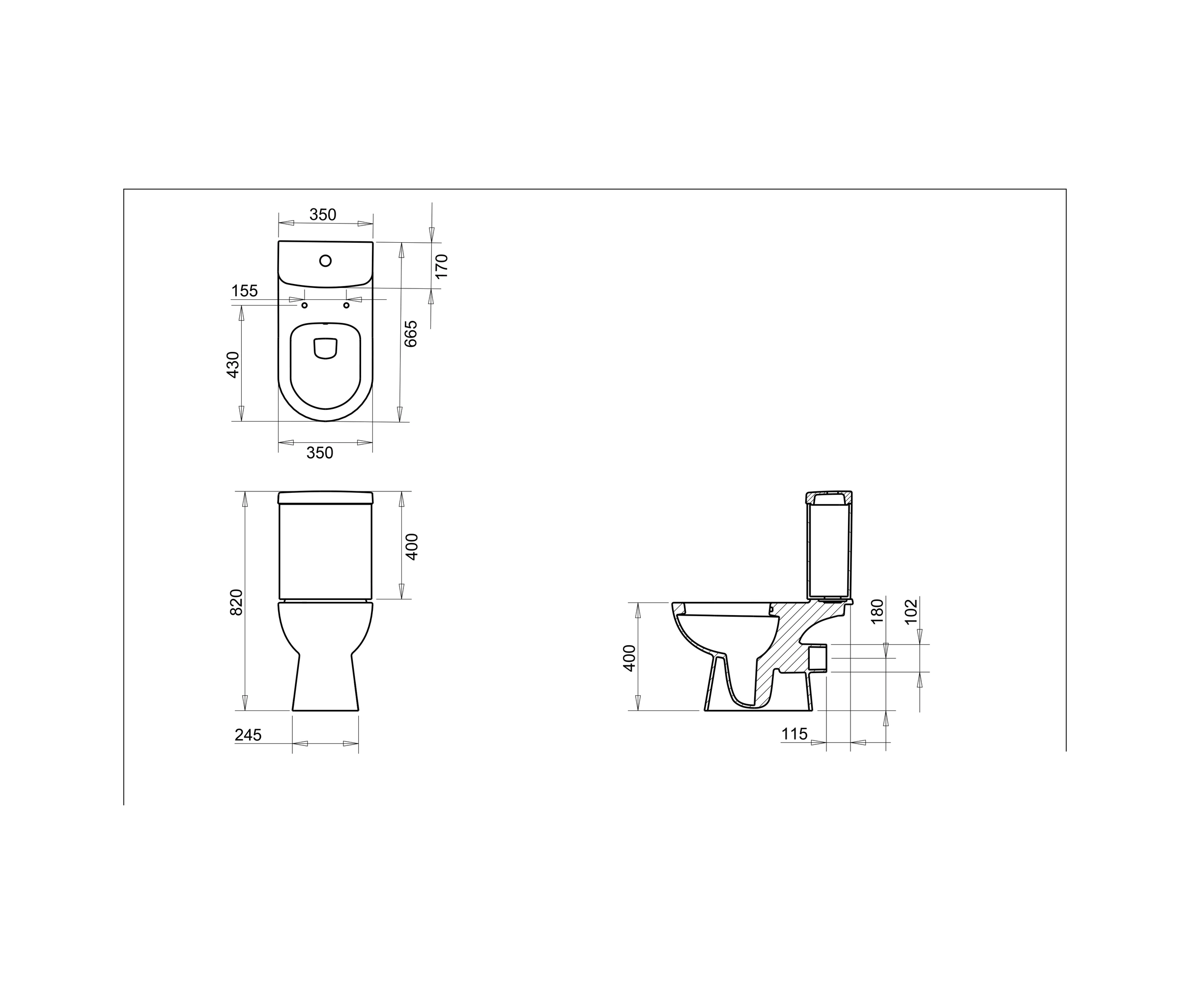 Alize Arkadan Çıkış Klozet+rezervuar Turavit Diğer
