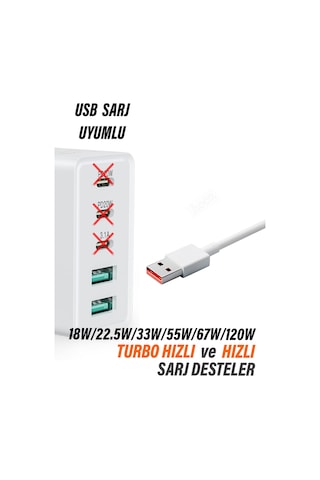 Xiaomi 13-13pro-13t-pro-13lite-13 Ultra Turbo Hızlı Şarj Kablosu 120w
