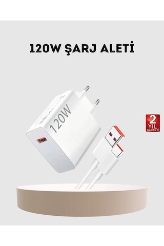 Mey İthalat 120w Usb-c Şarj Adaptörü Süper Hızlı Şarj Güç Kaynağı Seti
