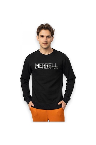 Merrell M25smithm Outdoot Sweat Siyah Erkek Sweatshirt Siyah