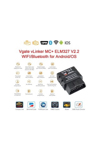 Vgate İcar VLinker MC+ BT 4.0 OBD2 Arıza Tespit Cihazı