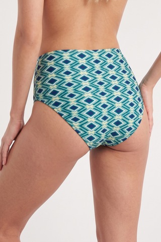 Loya Kadın Mavi Azure Yüksek Bel Tek Alt Bikini