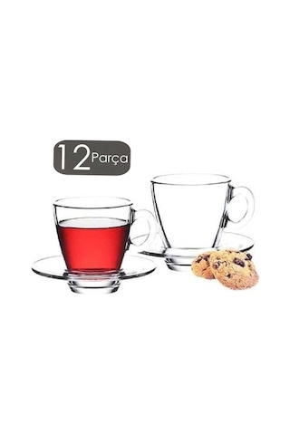 Paşabahçe 95040 Aqua Fincan Takımı Çay Fincan Takımı Fincan Seti