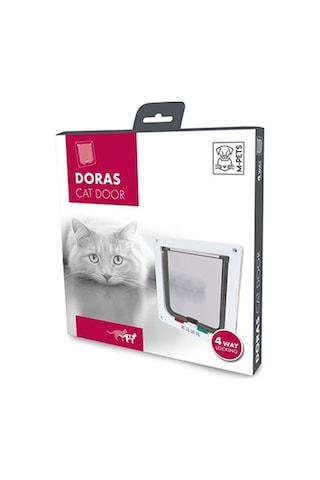 M-pets Doras Kedi Kapısı 4 Yönlü Beyaz 19,7x19 Cm 244-56008.01