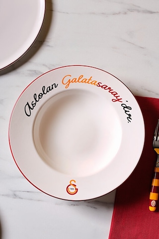 Karaca X Galatasaray Makarna Tabağı Kırmızı