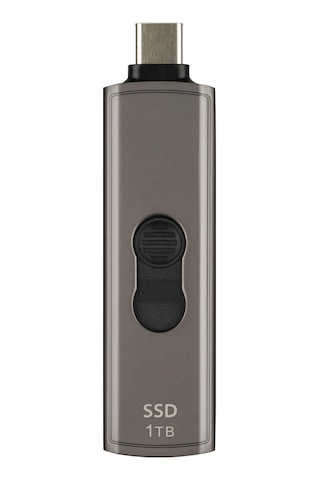 Transcend TS1TESD330C 1 TB Type-C 10Gbps Gizlenebilir Başlıklı Taşınabilir Disk