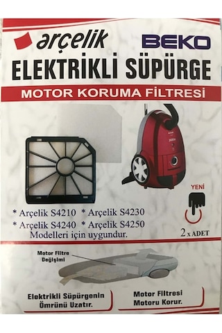 Arçelik S 4240 A Uyumlu Motor Koruma Filitresi Uyumlu