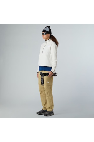 The North Face Glacier Kadın Beyaz Polar Sweatshirt Nf0a8d2cqlı1 BEYAZ