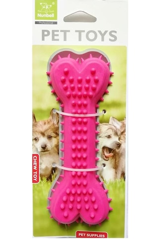 Nunbell Tırtıklı Diş Kaşıma Kemik Köpek Oyuncağı 16 CM