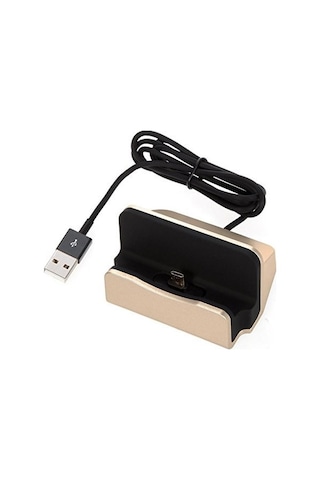 Android Micro Usb Şarj 2In1 Standlı Usb Dock