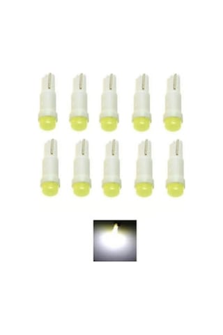 Megamarket06 T5 Led Oto Kilometre Kadran Ambians Aydınlatma Ampulü Beyaz 10 Adet Megamarket06 T5 Led Oto Kilometre Kadran Ambians Aydınlatma Ampulü Beyaz 10 Adet