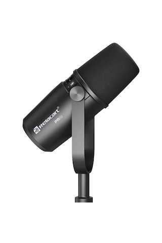 Relacart Pm2 Siyah Usb-c & Xlr Dinamik Podcast Mikrofonu