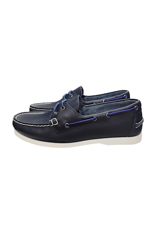 King Paolo King Shoes Lacivert Tımbırlant Ayakkabı