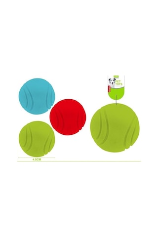 Nunbell Süper Zıplayan Kauçuk Top Köpek Oyuncağı 4,5 Cm