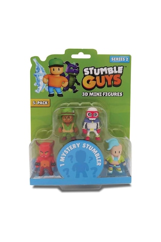 Stumble Guys 5 Li Mini Figür Seti S2 Tuy14000 Red Demon
